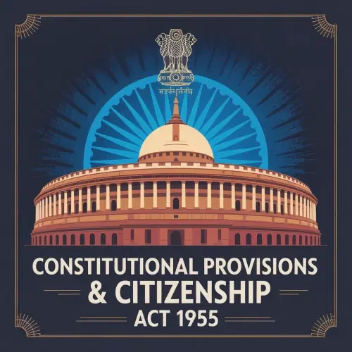 Constitutional Provisions & Citizenship Act 1955
