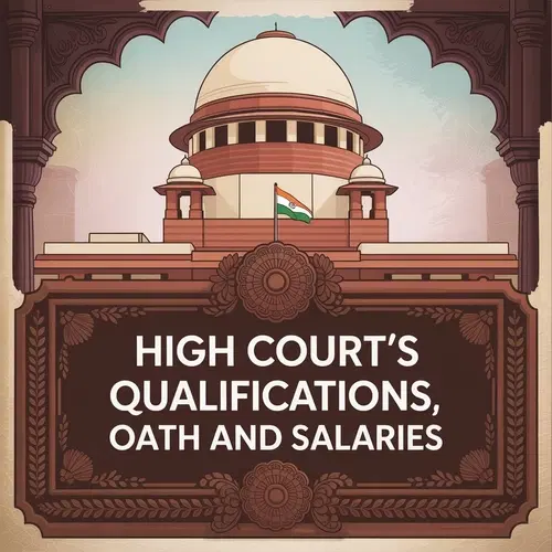 High Court's Qualifications, Oath and Salaries