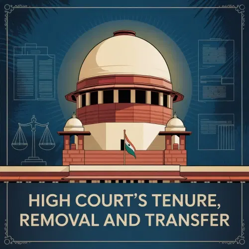 High Court's Tenure, Removal and Transfer