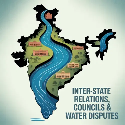 Inter-State Relations, Councils & Water Disputes