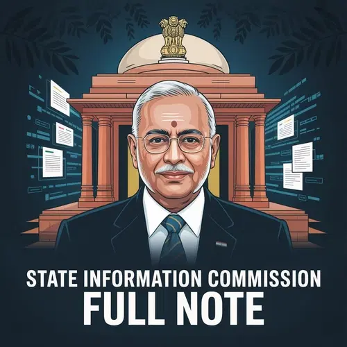 State Information Commission Full Note